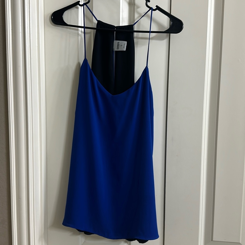 Express blue top large